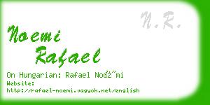 noemi rafael business card